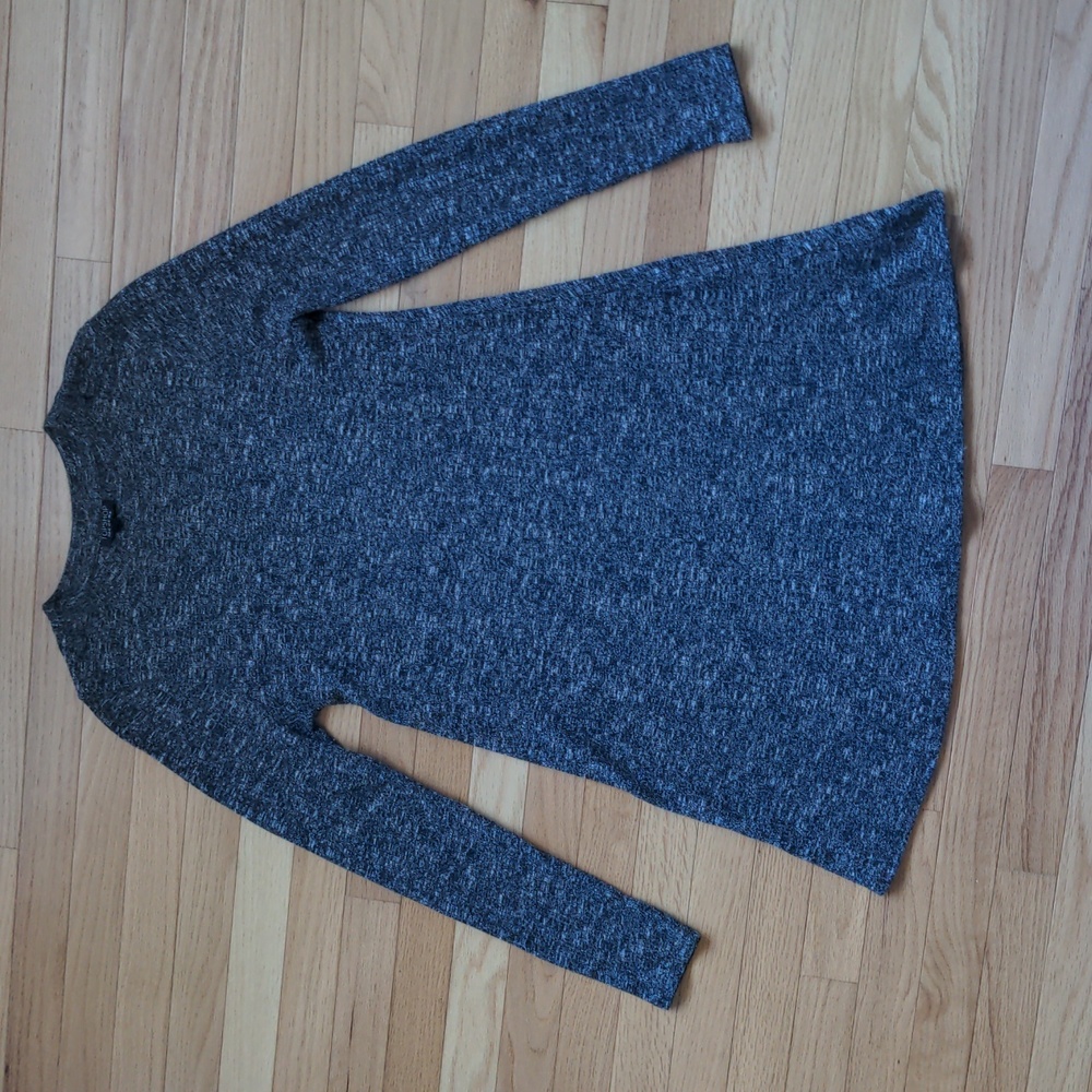 TopShop charcoal light sweater dress